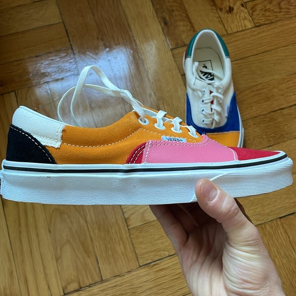 Color block primary color Vans 5.5M/7W - Picture 2 of 8